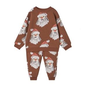 ZARA SET Toddler Santa Jogger and Sweatshirt. 4-5 yrs.
